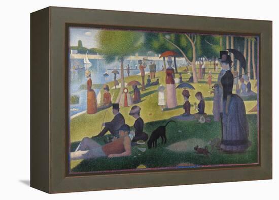 A Sunday on La Grande Jatte-Georges Seurat-Framed Premier Image Canvas