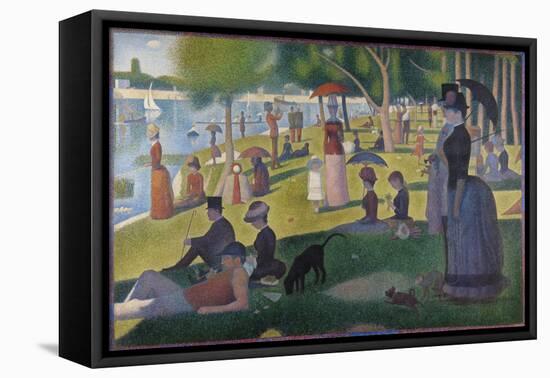 A Sunday on La Grande Jatte-Georges Seurat-Framed Premier Image Canvas