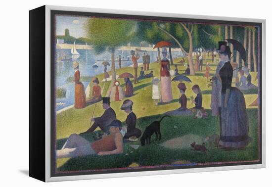 A Sunday on La Grande Jatte-Georges Seurat-Framed Premier Image Canvas