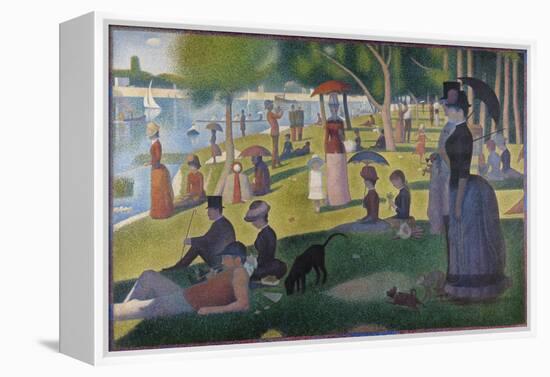 A Sunday on La Grande Jatte-Georges Seurat-Framed Premier Image Canvas