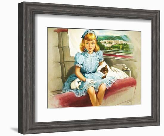 A Sunday Train Ride-Guido Gruenwald-Framed Giclee Print