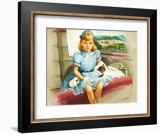 A Sunday Train Ride-Guido Gruenwald-Framed Giclee Print