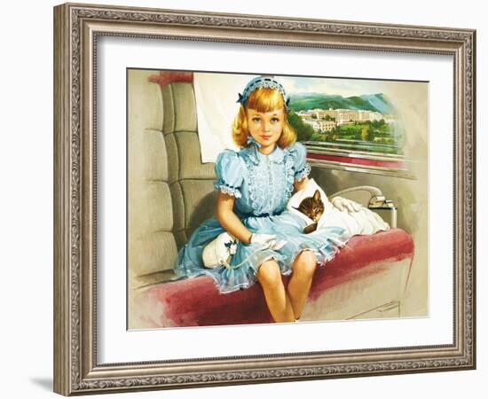 A Sunday Train Ride-Guido Gruenwald-Framed Giclee Print