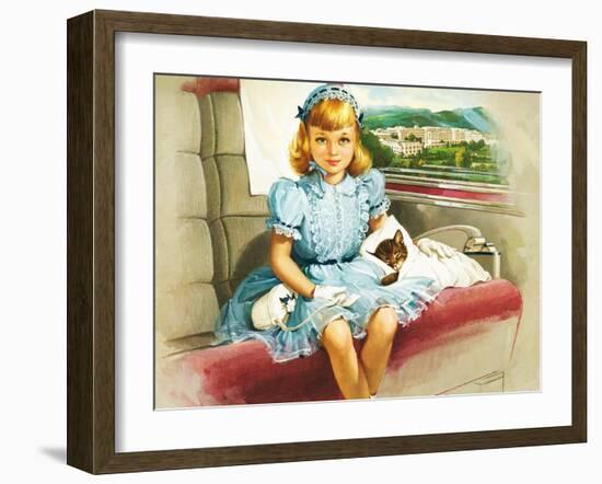 A Sunday Train Ride-Guido Gruenwald-Framed Giclee Print