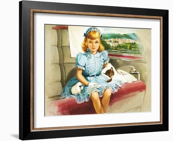 A Sunday Train Ride-Guido Gruenwald-Framed Giclee Print