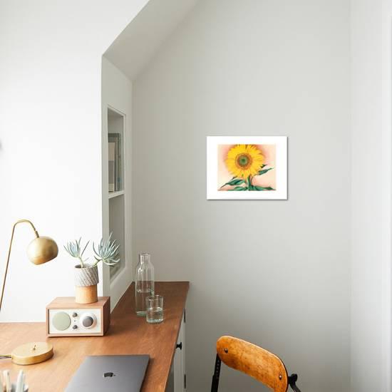 A Sunflower From Maggie 1937 Art Print Georgia O Keeffe Art Com