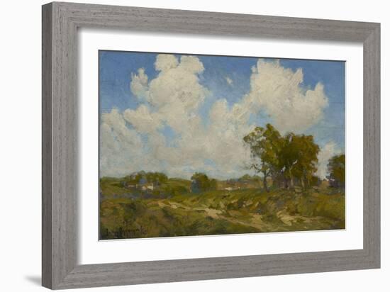 A Sunny Day, 1909 (Oil on Wood)-Julian Onderdonk-Framed Giclee Print