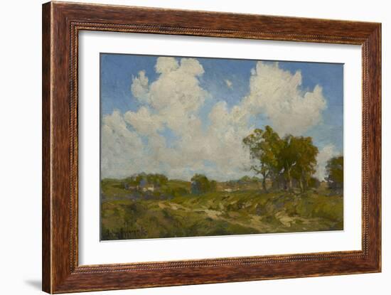 A Sunny Day, 1909 (Oil on Wood)-Julian Onderdonk-Framed Giclee Print