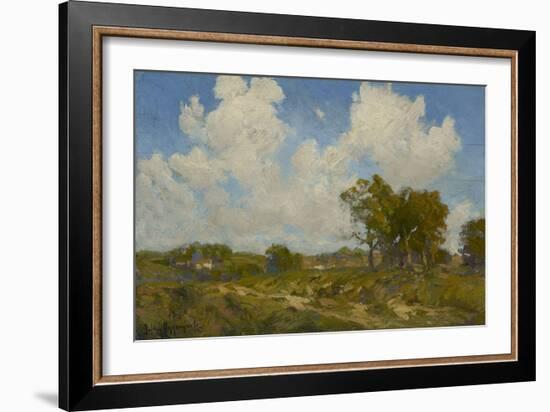 A Sunny Day, 1909 (Oil on Wood)-Julian Onderdonk-Framed Giclee Print