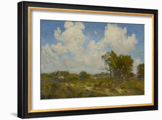 A Sunny Day, 1909 (Oil on Wood)-Julian Onderdonk-Framed Giclee Print