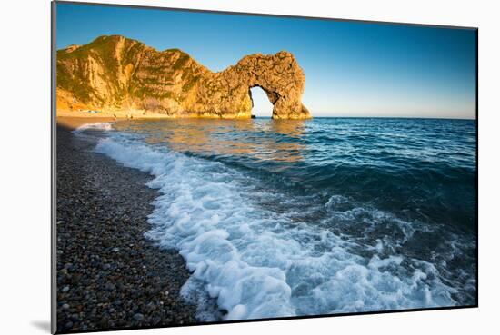 A Sunny Summer Evening at Durdle Door, Dorest England Uk-Tracey Whitefoot-Mounted Photographic Print