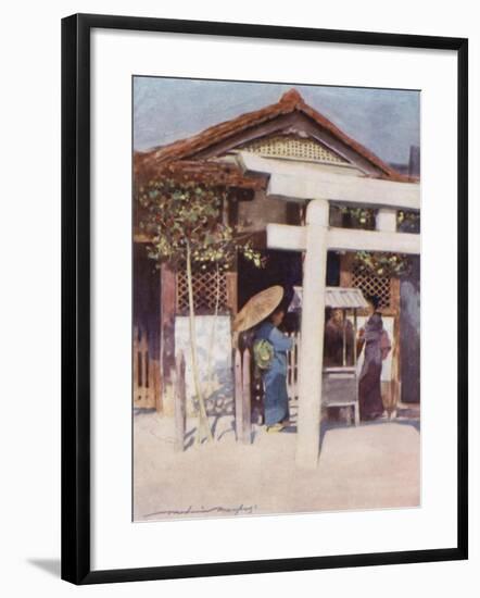 A Sunny Temple-Mortimer Ludington Menpes-Framed Giclee Print