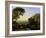 A Sunset or Landscape with Argus Guarding Io-Claude Lorraine-Framed Giclee Print