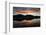 A Sunset over the Rocky Mountains Is Reflected in a Lake Near Boulder, Colorado-Sergio Ballivian-Framed Photographic Print