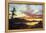 A Sunset-Frederic Edwin Church-Framed Stretched Canvas