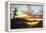 A Sunset-Frederic Edwin Church-Framed Stretched Canvas