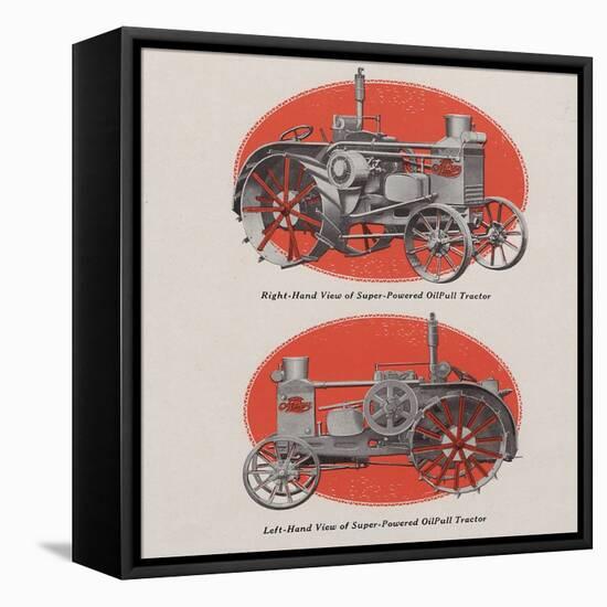 A Super-Powered Oil Pull Tractor-null-Framed Premier Image Canvas