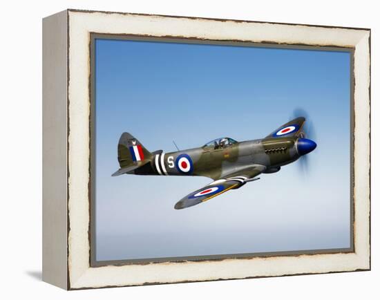 A Supermarine Spitfire MK-18 in Flight-Stocktrek Images-Framed Premier Image Canvas