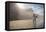 A Surfer at Black's Beach Near from the Torrey Pines State Reserve in San Diego, California-Carlo Acenas-Framed Premier Image Canvas