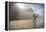 A Surfer at Black's Beach Near from the Torrey Pines State Reserve in San Diego, California-Carlo Acenas-Framed Premier Image Canvas