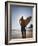 A Surfer Looks Out to the Waves at Manly Beach on Sydney's North Shore, Australia-Andrew Watson-Framed Photographic Print