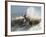 A Surfer Takes The Top Of A Wave In Santa Barbara, Ca-Daniel Kuras-Framed Photographic Print