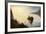 A Surreal Landscape at Sunset with Floating Islands.-Amanda Carden-Framed Photographic Print