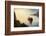 A Surreal Landscape at Sunset with Floating Islands.-Amanda Carden-Framed Photographic Print