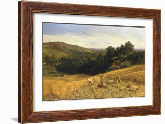 A Surrey Cornfield, 1860-George Vicat Cole-Framed Giclee Print