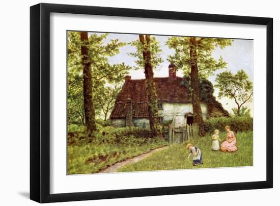 A Surrey cottage' by Kate Greenaway-Kate Greenaway-Framed Giclee Print