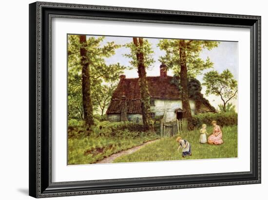 A Surrey cottage' by Kate Greenaway-Kate Greenaway-Framed Giclee Print