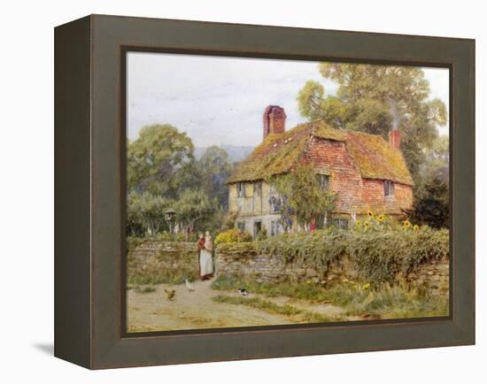 A Surrey Cottage-Helen Allingham-Framed Premier Image Canvas