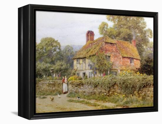 A Surrey Cottage-Helen Allingham-Framed Premier Image Canvas