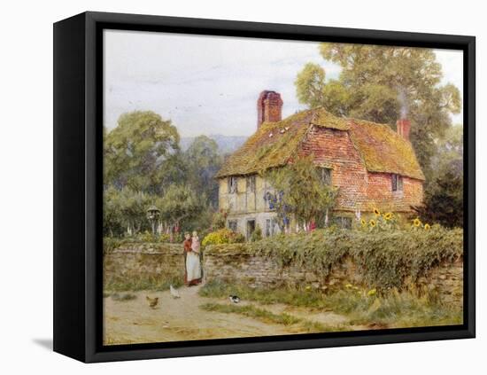 A Surrey Cottage-Helen Allingham-Framed Premier Image Canvas