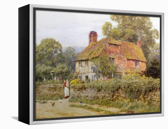 A Surrey Cottage-Helen Allingham-Framed Premier Image Canvas