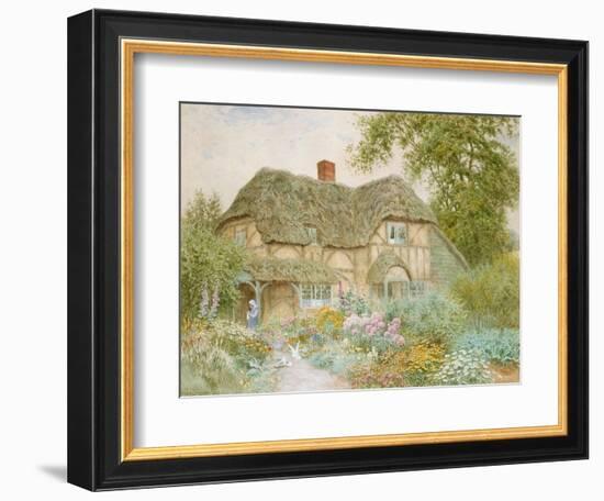 A Surrey Cottage-Arthur Claude Strachan-Framed Giclee Print