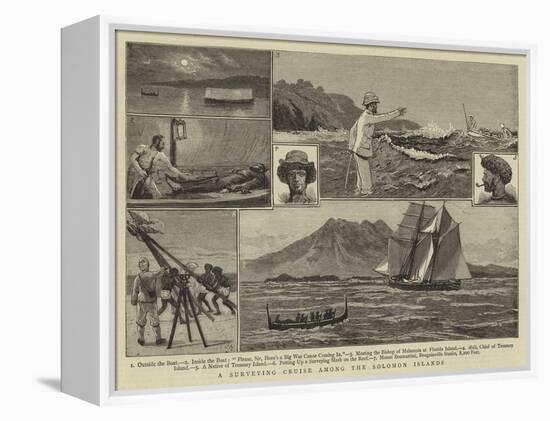 A Surveying Cruise Among the Solomon Islands-Joseph Nash-Framed Premier Image Canvas