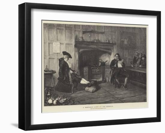 A Suspicious Guest at the Mermaid-John Seymour Lucas-Framed Giclee Print