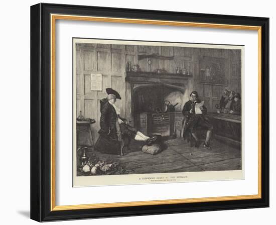 A Suspicious Guest at the Mermaid-John Seymour Lucas-Framed Giclee Print