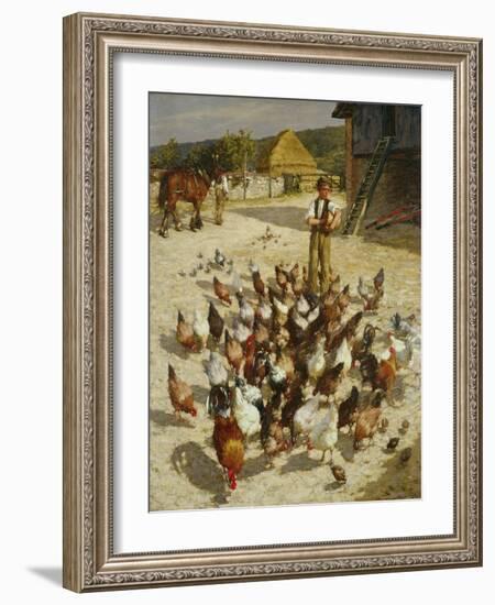 A Sussex Farm, 1887-Henry Herbert La Thangue-Framed Giclee Print