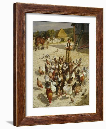 A Sussex Farm, 1887-Henry Herbert La Thangue-Framed Giclee Print