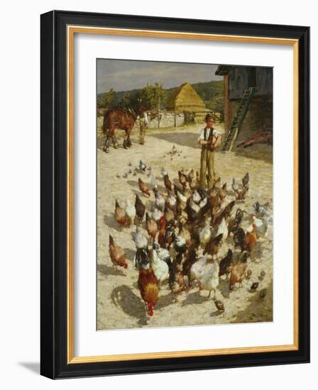 A Sussex Farm, 1887-Henry Herbert La Thangue-Framed Giclee Print