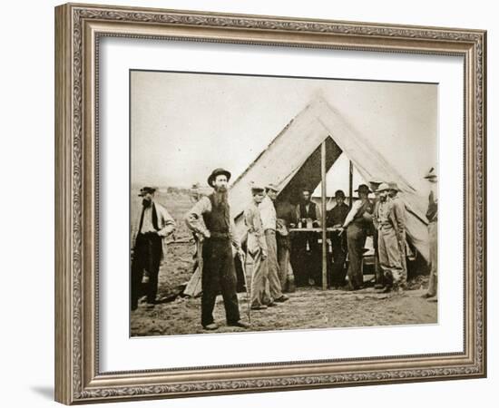 A Sutler's Tent-Mathew Brady-Framed Giclee Print