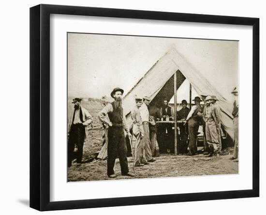 A Sutler's Tent-Mathew Brady-Framed Giclee Print