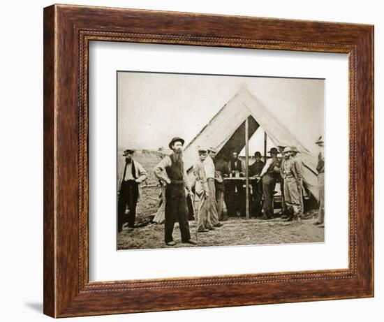 A Sutler's Tent-Mathew Brady-Framed Giclee Print