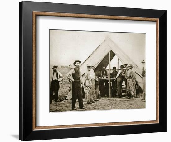 A Sutler's Tent-Mathew Brady-Framed Giclee Print