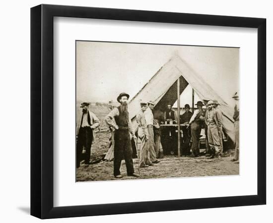 A Sutler's Tent-Mathew Brady-Framed Giclee Print