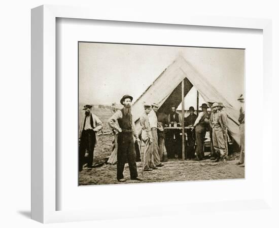 A Sutler's Tent-Mathew Brady-Framed Giclee Print