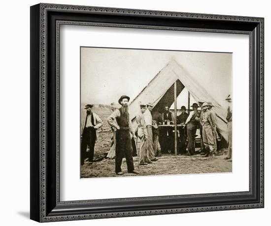 A Sutler's Tent-Mathew Brady-Framed Giclee Print