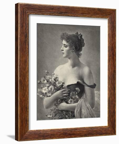 A Sweet Bouquet-Jules Frederic Ballavoine-Framed Giclee Print